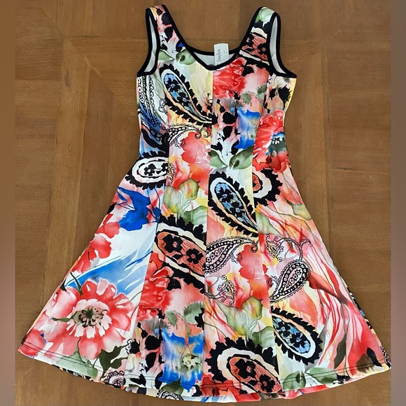 Neiman Marcus paisley/floral dress - Picture 2 of 3